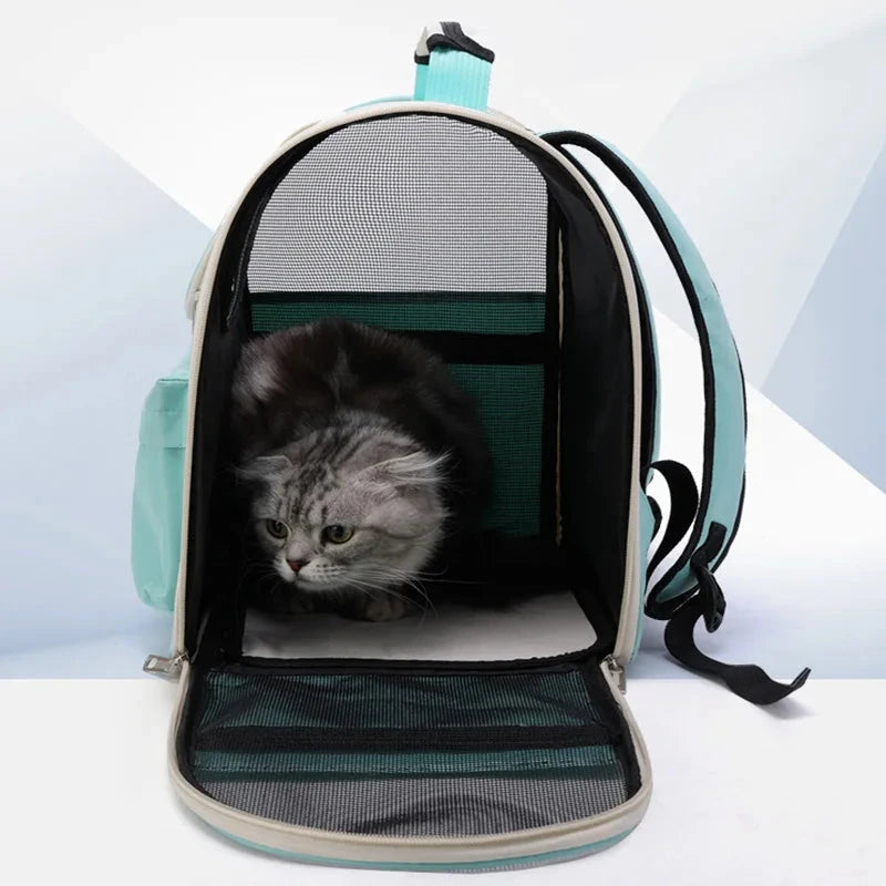 mochila de transporte para gato