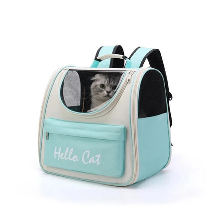 mochila de transporte para gatos