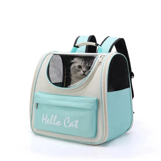 mochila de transporte para gatos