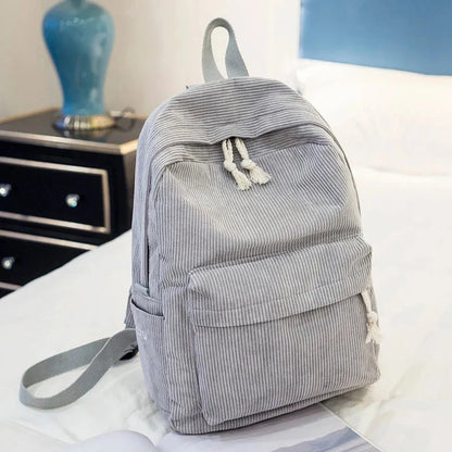 Mochila de Veludo escolar