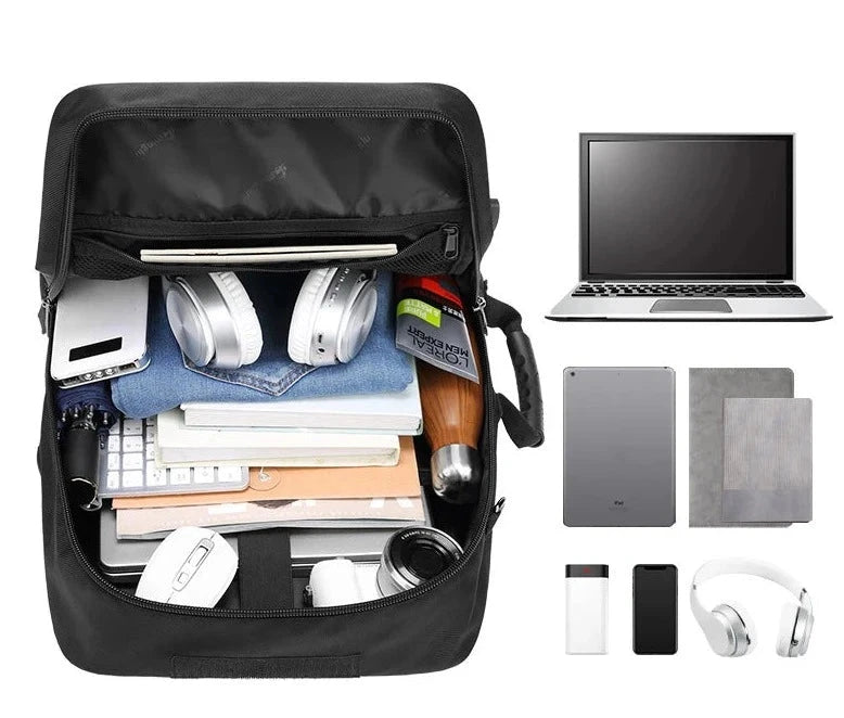 mochila de viagem 75L usb