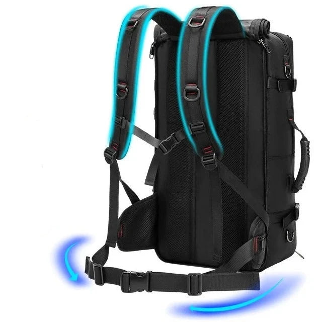 mochila de viagem 75L confortavel