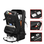 mochila de viagem 75L preta