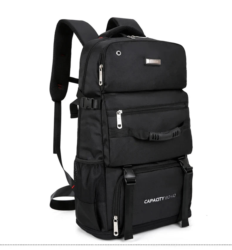 mochila de viagem 90L preto