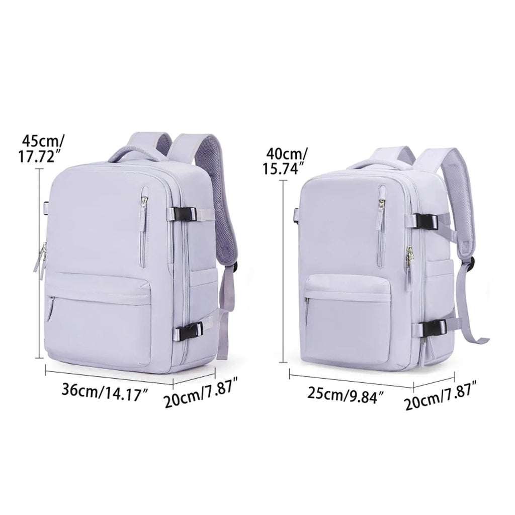 mochila de viagem cabine avião 40x20x25 ryanair easyjet