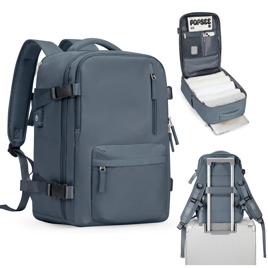 mochila de viagem de cabine avião 40x20x25 