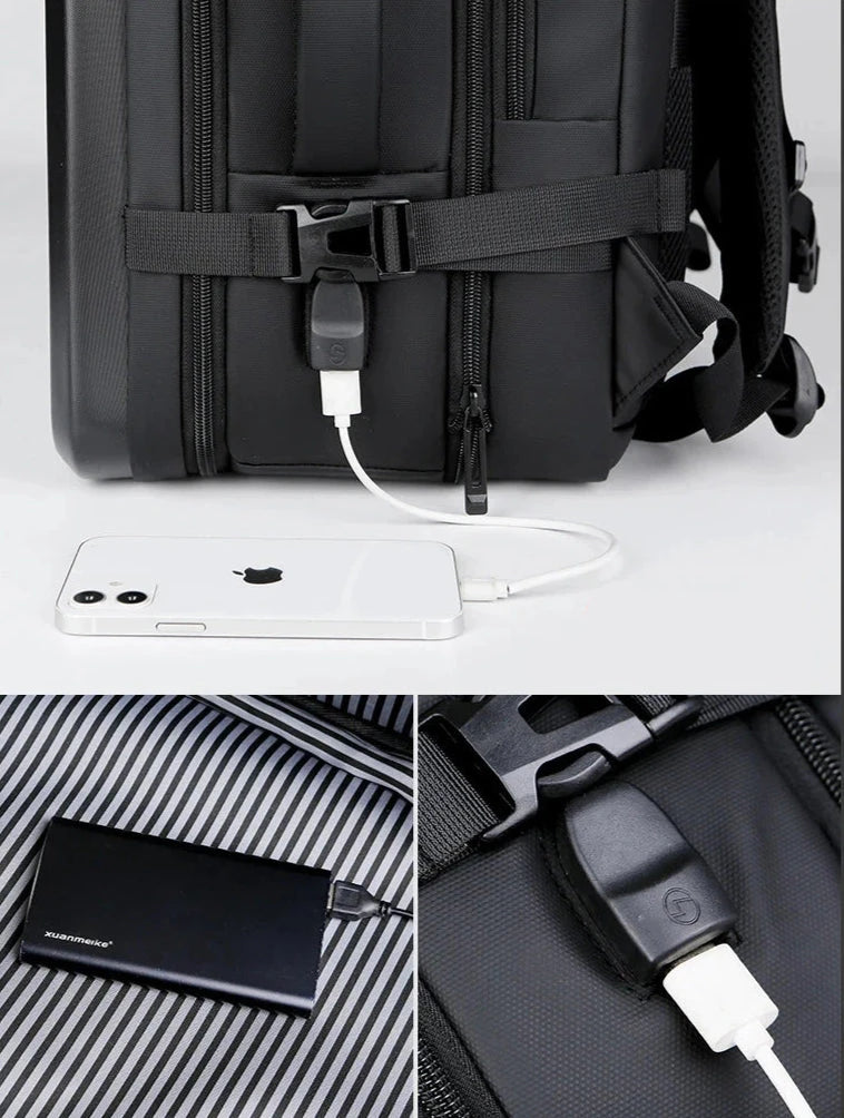 Mochila de Viagem Cabine Rigida usb