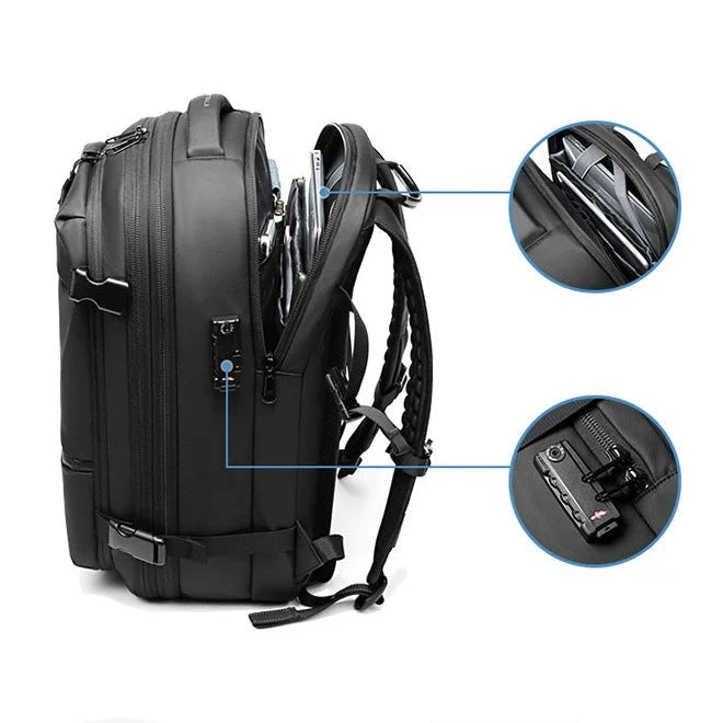 Mochila Viagem Cabine Com Sistema Vacuo