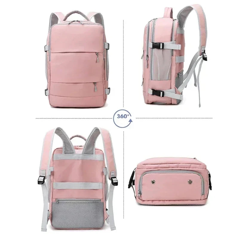 mochila de viagem feminina cabine aviao