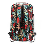 Mochila de Viagem Feminina com Flores Grande