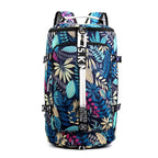 Mochila de Viagem Senhora Feminina com Flores