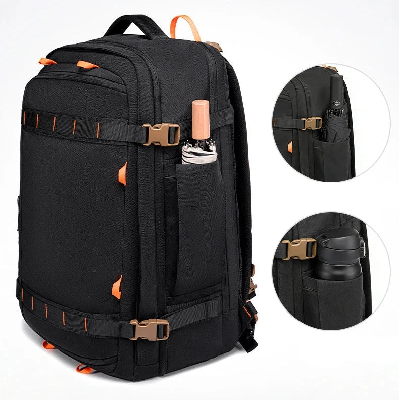 Grande Mochila de Viagem Expansível 