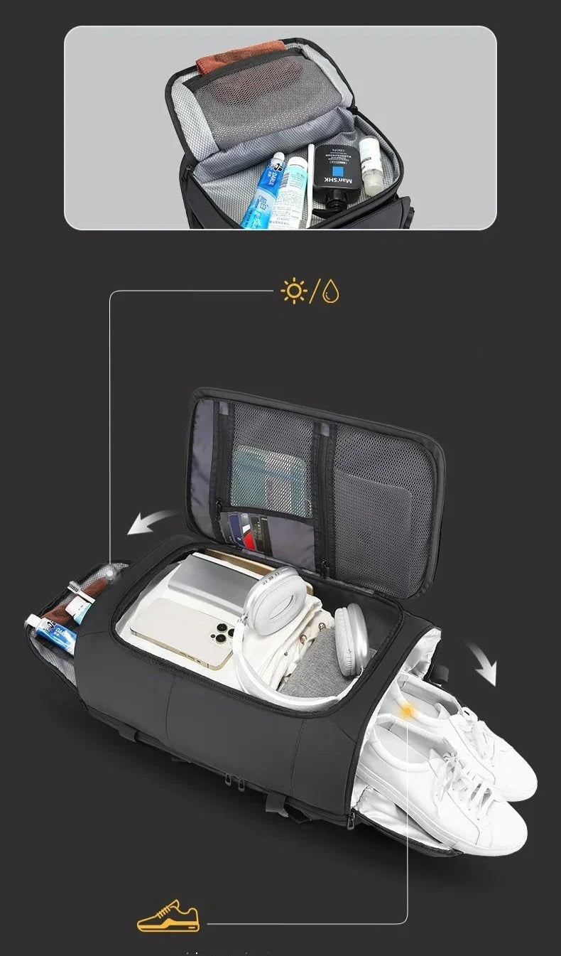 Grande Mochila de Viagem Masculina homem