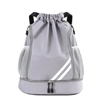 Mochila Desportiva com Cordão Cinzento