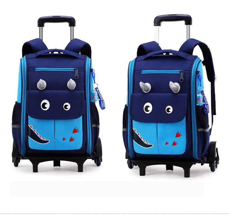 Mochila Dinossauro Rodinhas