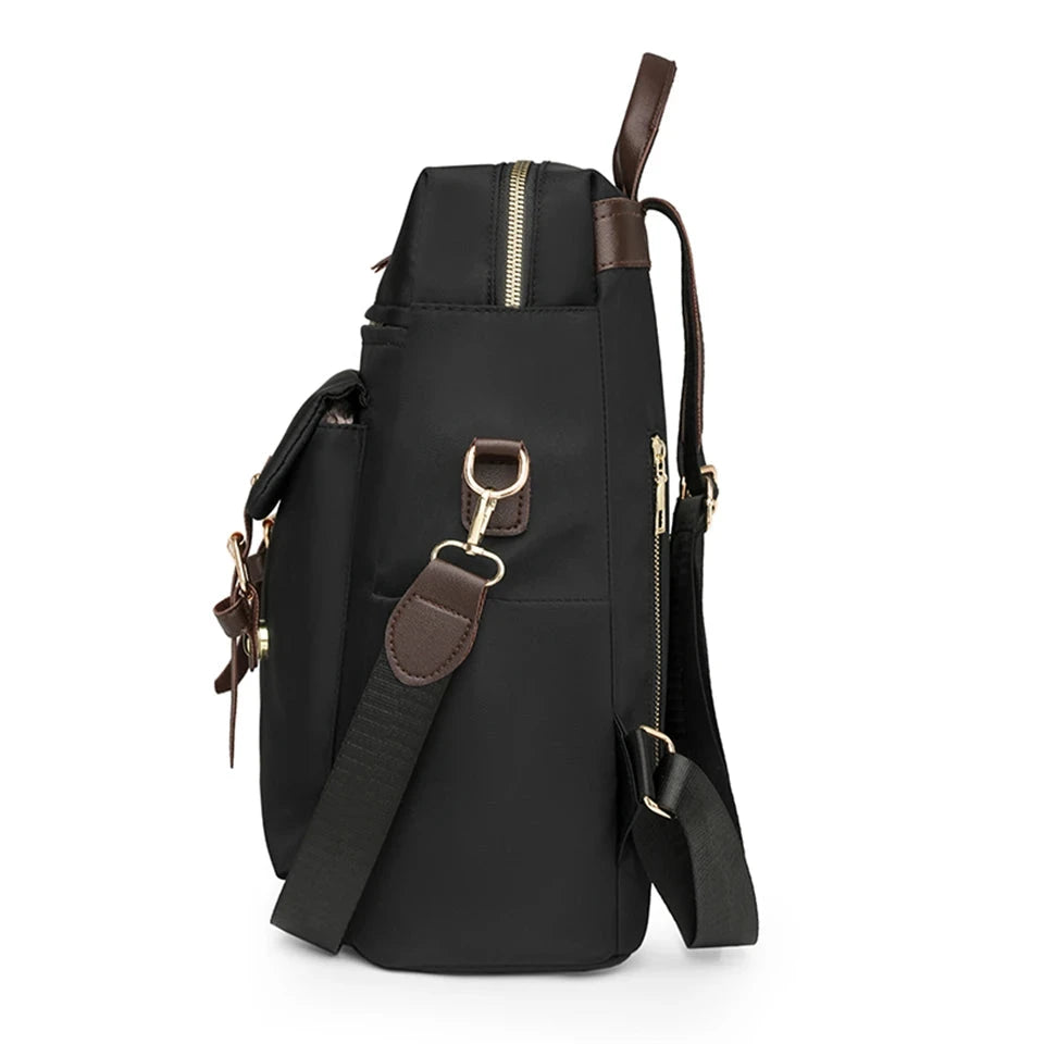 Mochila mulher Elegante com Fivelas