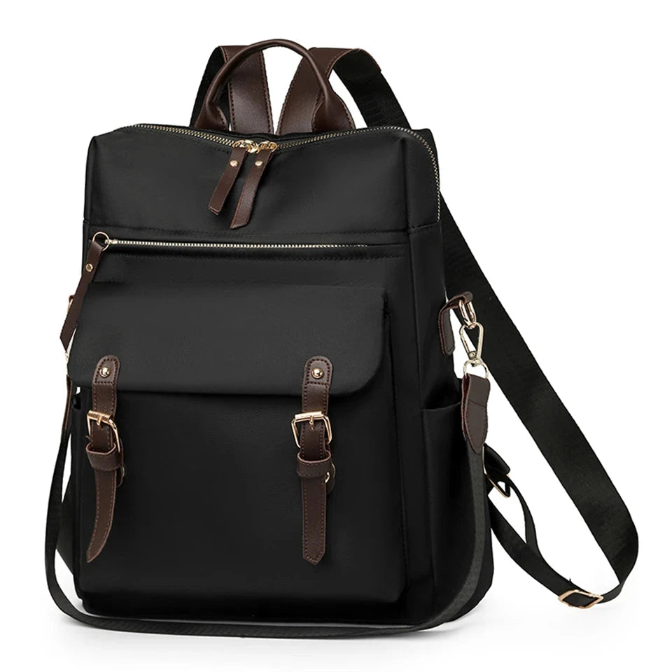 Mochila Elegante com Fivelas