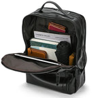 Mochila em Couro Masculina Vintage trabalho