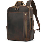 Mochila Couro Masculina Vintage