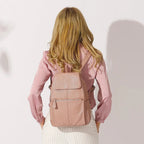 Mochila em Pele Senhora Casual couro