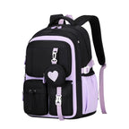 Mochila Escolar com Coração