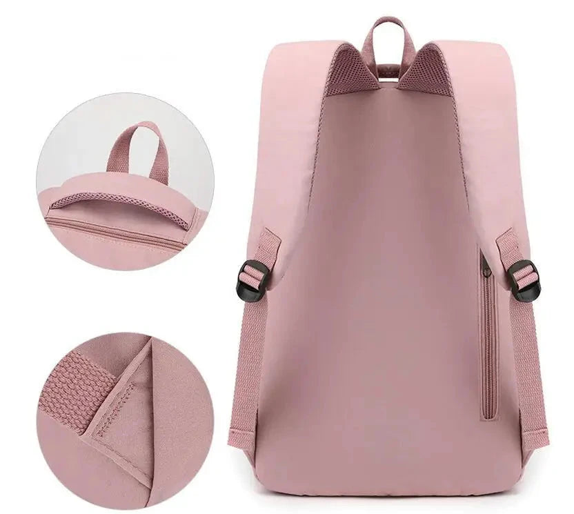 Mochila Escolar do Stitch rosa