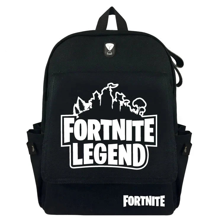 Mochila Escolar preta Fortnite