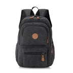 mochila vintage lona escola