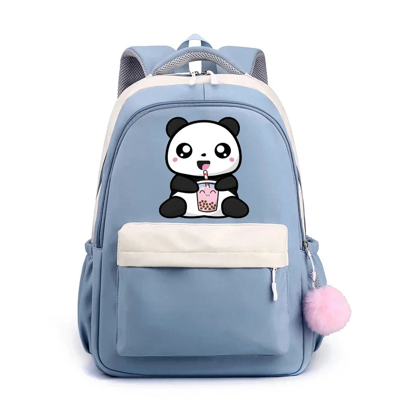 Mochila Escola Panda Kawaii