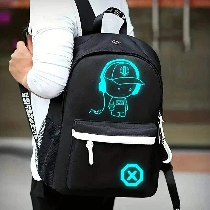 mochila escolar rapaz luminosa menino