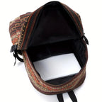 mochila com estampa etnica