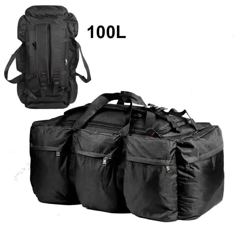grande Mochila Estilo Militar XXL 100L conversivel