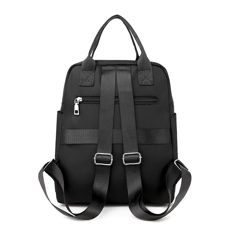 Mochila Estilosa Zíperes Frontais