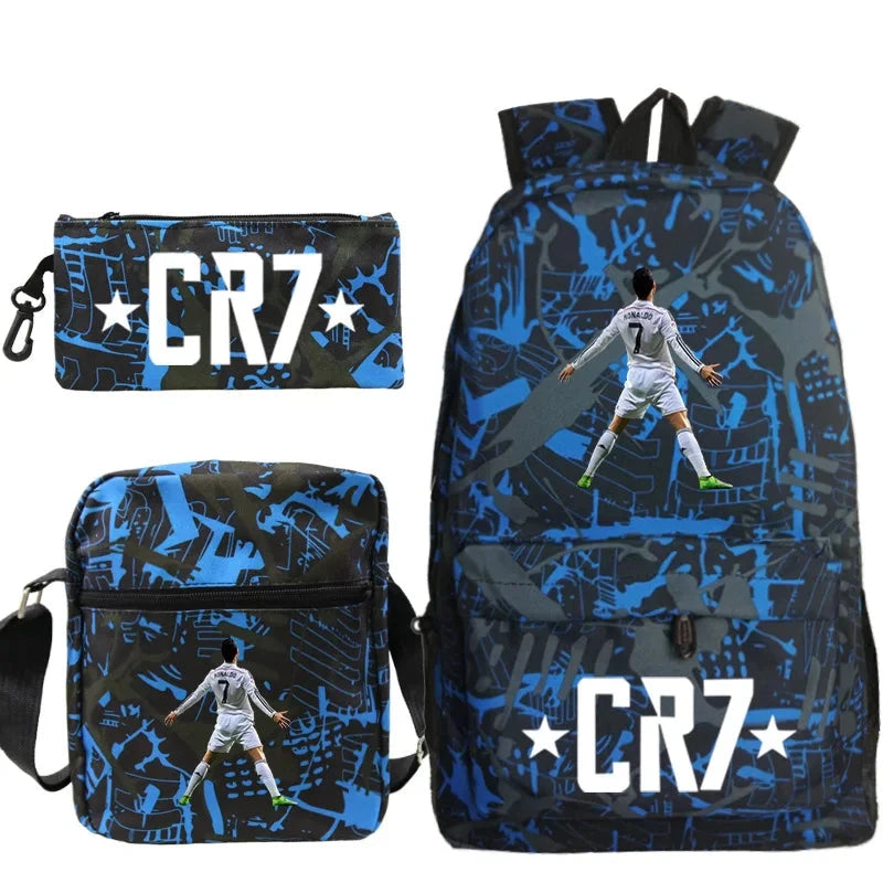 Mochila Estojo e Bolsa do CR7