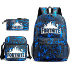 Mochila Estojo e Bolsa Fortnite