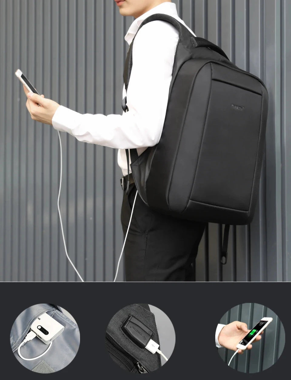 Mochila Executiva com Fecho Escondido