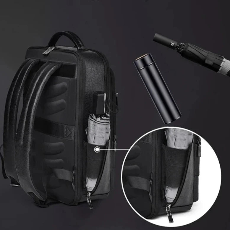 mochila executiva masculina portatil 15.6 preta