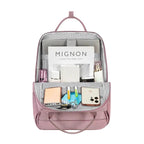mochila feminina commuter rosa