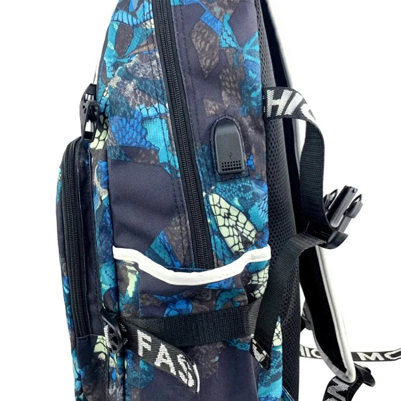 Mochila escolar Fortnite usb