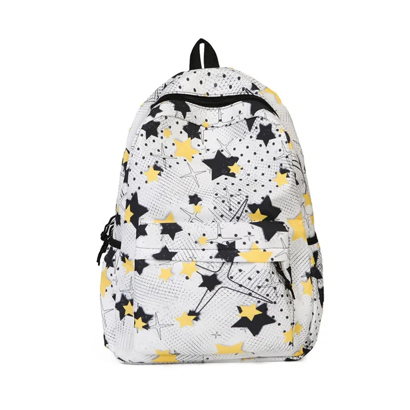 Mochila Graffiti Estrelas Escolar Adolescente