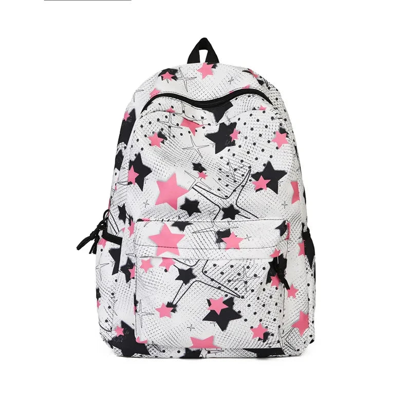 Mochila Graffiti Estrelas Escola Adolescente