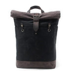 mochila heritage estilo retro pele e lona