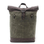 mochila heritage retro pele lona