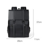 mochila preto impermeael minimalista