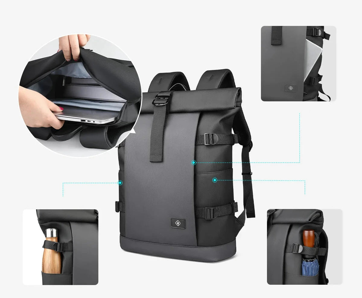 Mochila Impermeável Roll-Top wateproof