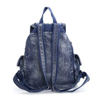 Mochila Jeans Feminina azul