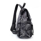 Mochila Feminina Jeans preta