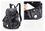 Mochila Jeans Feminina preto