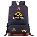 mochila escolar jurassic menino