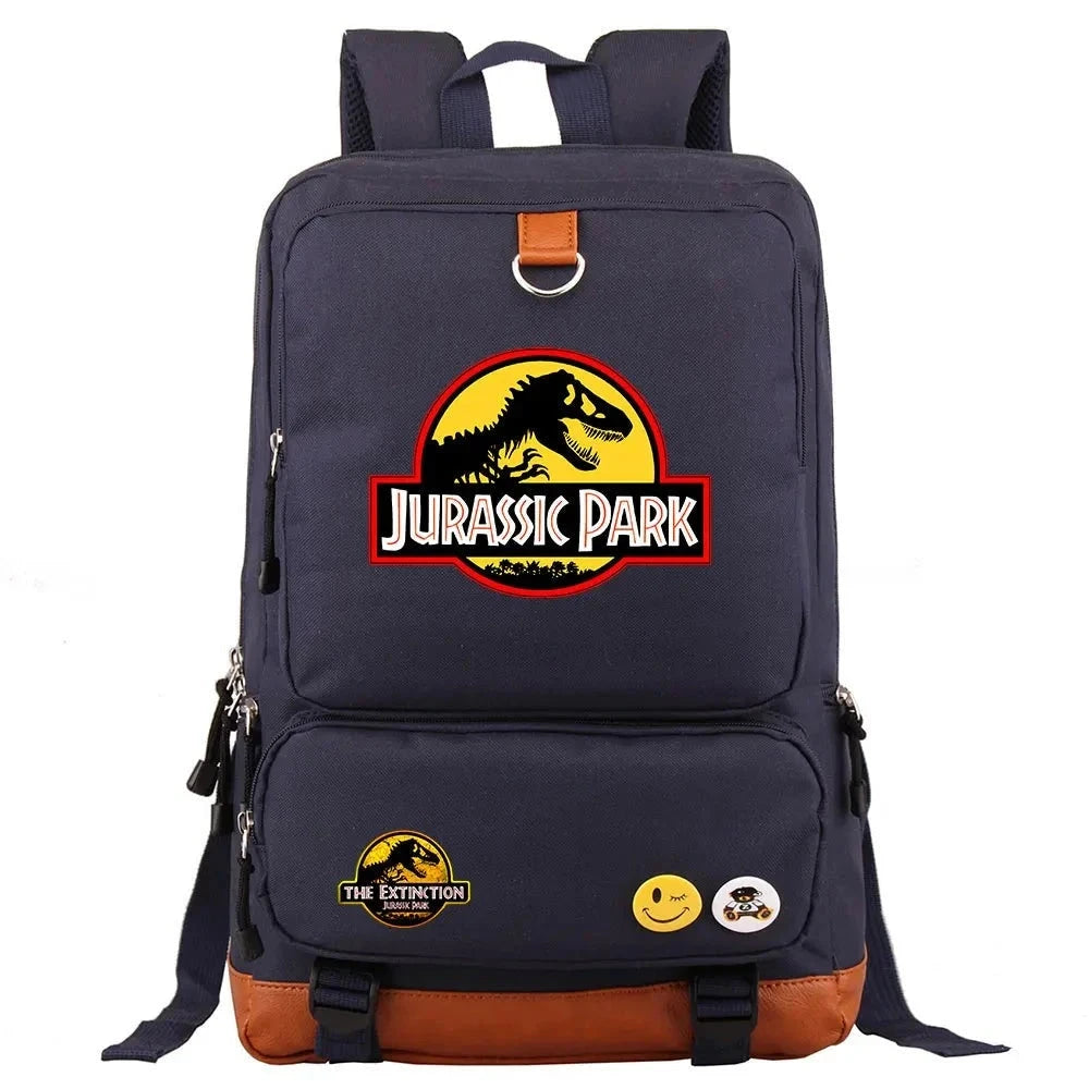 mochila escolar jurassic menino